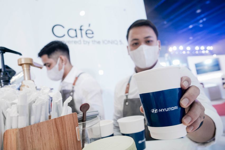 10th PEVS: Hyundai Motor PH sets up Ioniq 5-powered cafe