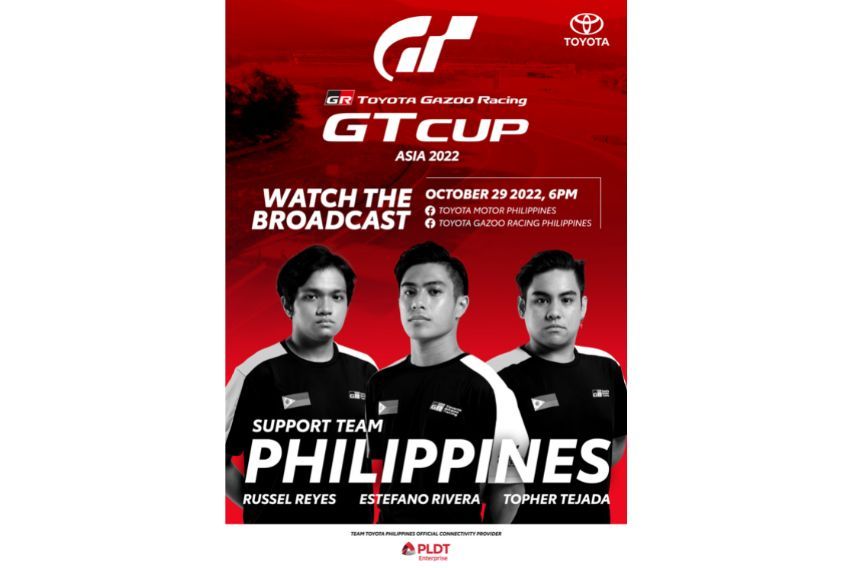 Team Toyota PH ready for TGR GT Cup 2022 Asia e-sports tilt