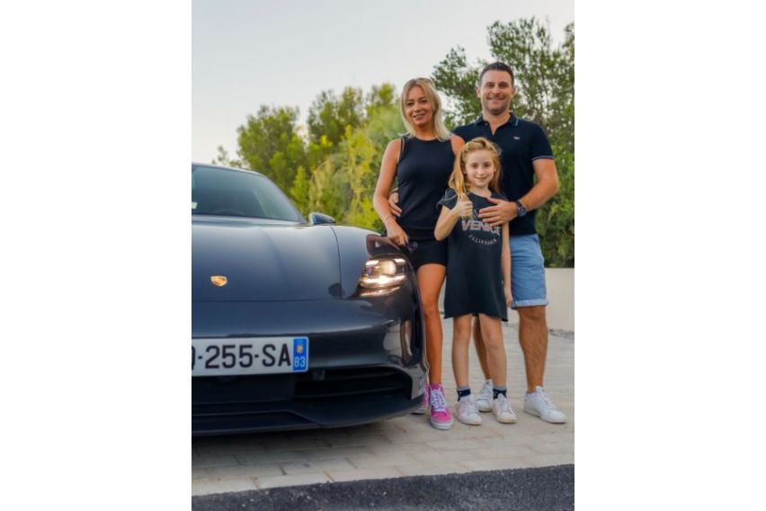 Porsche Taycan owner Guillaume Takvorian