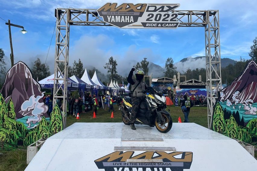 Puncak Maxi Yamaha Day 2022, Ratusan Bikers Padati Gunung Ijen Banyuwangi