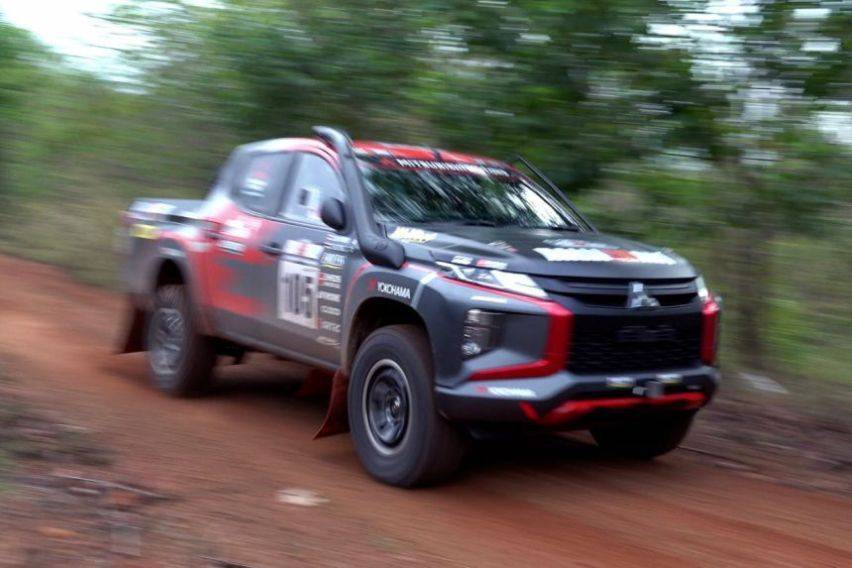 Team Mitsubishi Ralliart wins in first AXCR entry with Strada 