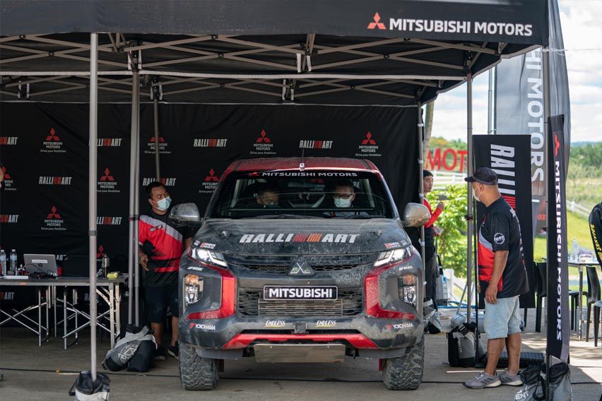 Rally-prepped Mitsubishi Ralliart Triton AXCR makes successful racing debut 