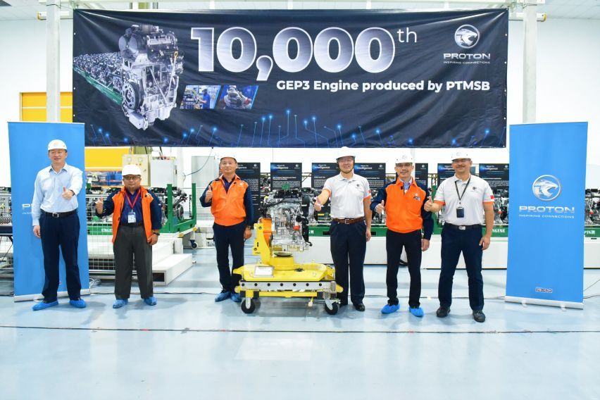 Proton Tanjung Malim plant clocks 10k 1.5 TGDI engines production milestone