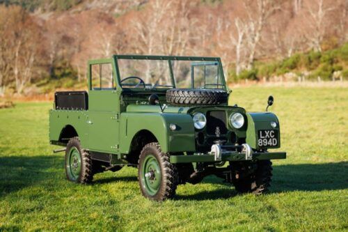 Royal family’s 1953 Land Rover will be up for auction
