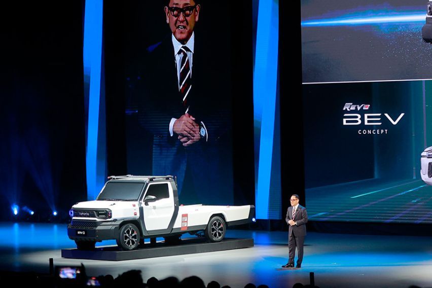 Toyota IMV O and Hilux Revo BEV