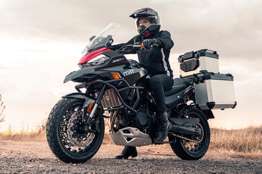 Meet the super stylish Mitt 530 TT Adventure motorcycle