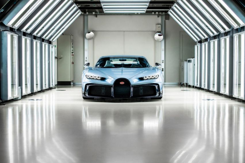 This stunning car is the one-off Bugatti Chiron Profilee 