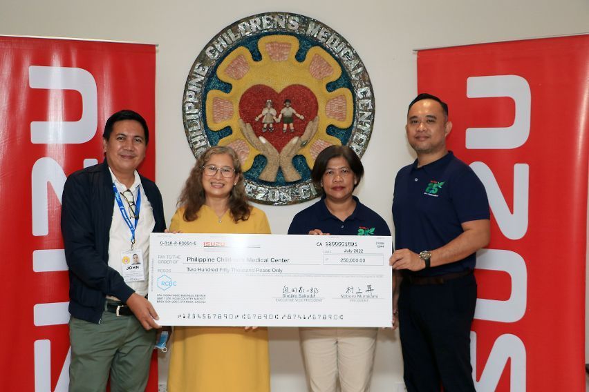 Isuzu PH completes P1-M donation project to health care institutions