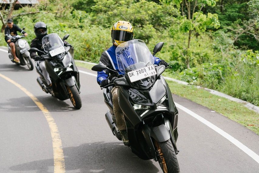 First Ride Yamaha Xmax Connected: Eksplorasi Pulau Dewata Lewat Fitur Navigasi