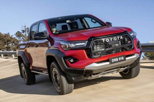 The most powerful version of the Toyota Hilux GR Sport introduced