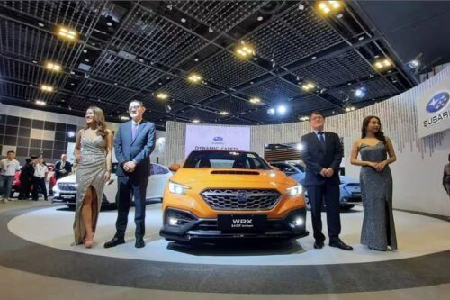 Subaru showcases 2023 WRX sedan, wagon at Singapore Motorshow 2023