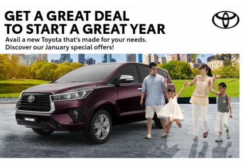 Toyota PH offers 'great deals' to start the new year 