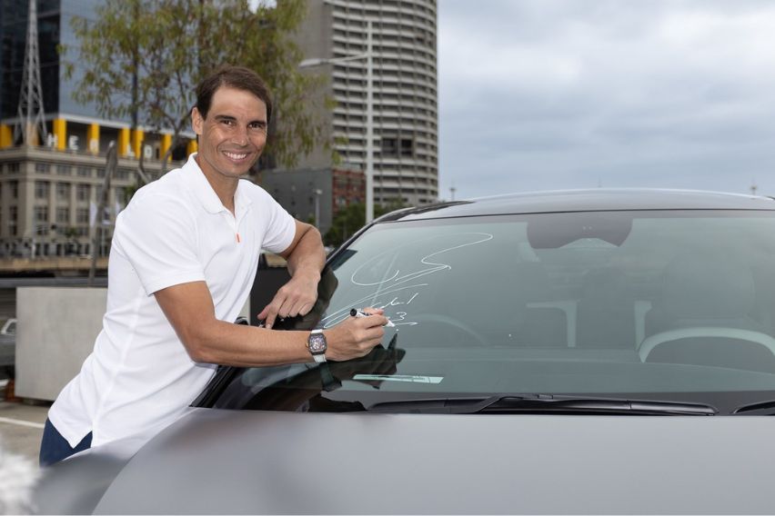 Two-time Australian Open champion and Kia Global Ambassador Rafael Nadal
