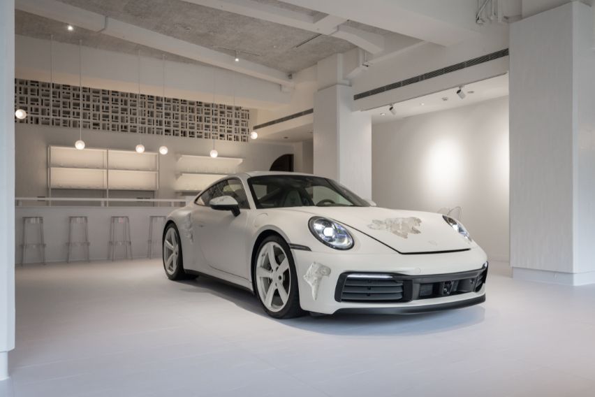 Daniel Arsham's Crystal Eroded Porsche 992