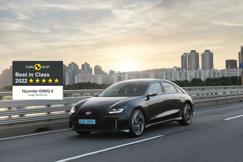 Hyundai Ioniq 6 named ‘Best in Class’ Large Family Car by Euro NCAP