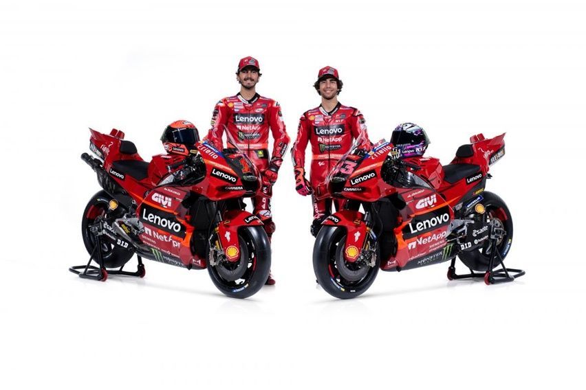 Ducati Luncurkan Tim Pabrikan MotoGP 2023, Bagnaia Pakai Nomor 1