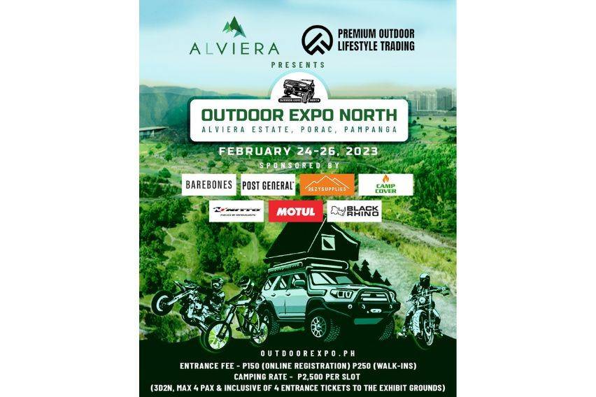 Outdoor Expo North heads to Pampanga on Feb. 24-26