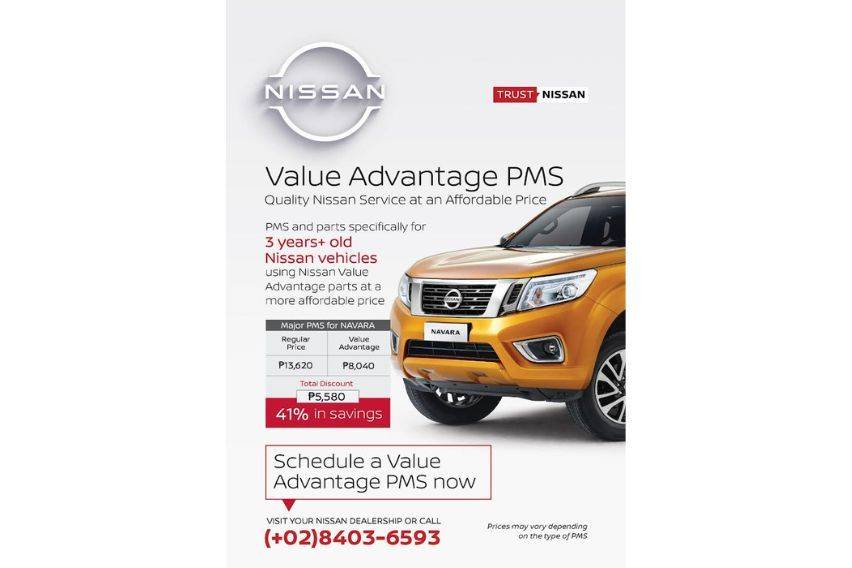 nissan navara service cost