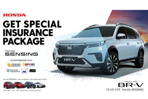 Special insurance rates for Honda Sensing-equipped BR-V offered until Mar.  