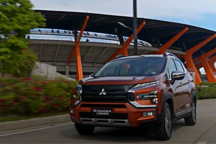 Mitsubishi Xpander Cross on the road