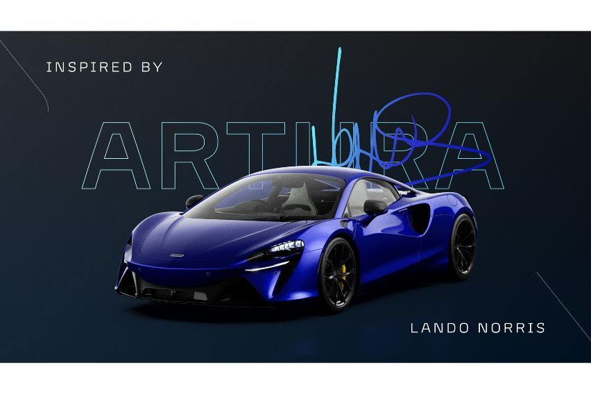 Lando Norris configures his own 2023 McLaren Artura supercar 