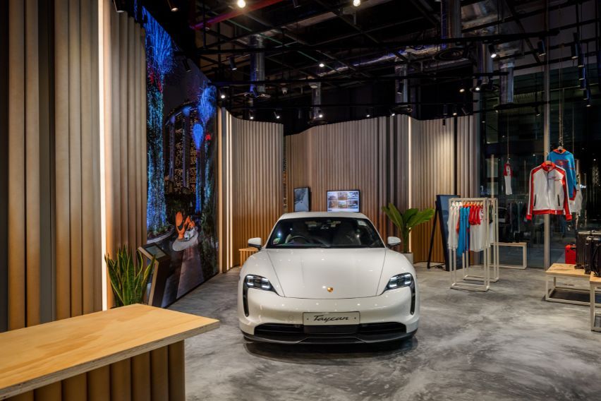 Porsche Curvistan exhibition in Singapore