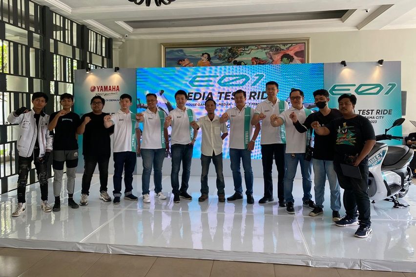 Uji Yamaha E01 di Medan