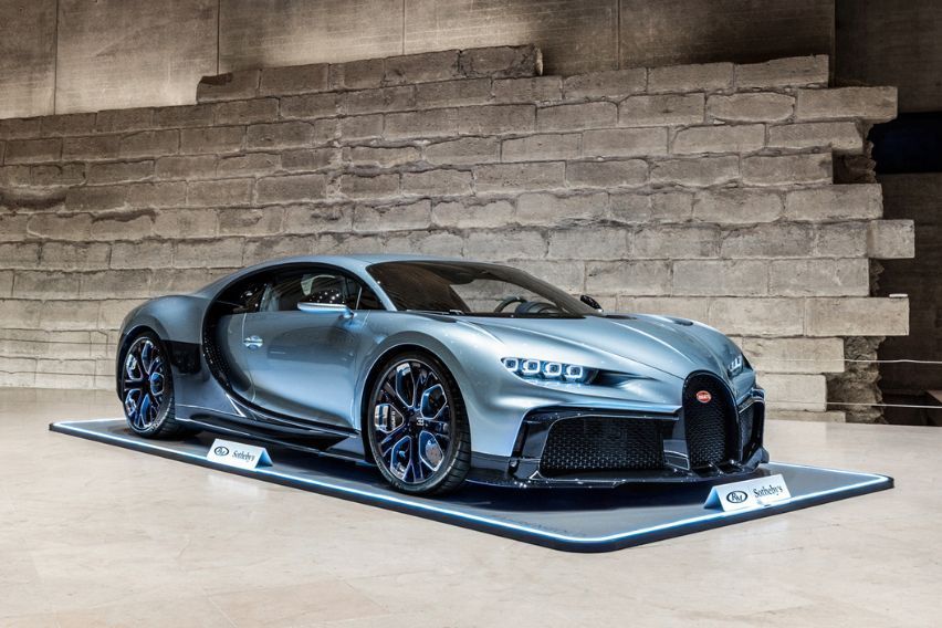 Bugatti Chiron Profilée is most expensive new car sold at auction