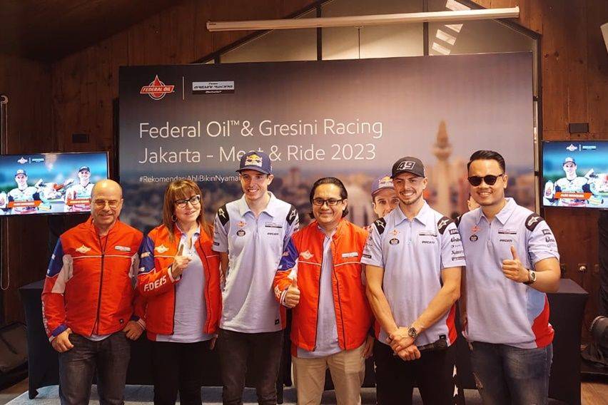 Federal Oil Ajak Tim Gresini Racing MotoGP dan Fans Motoran di Jakarta