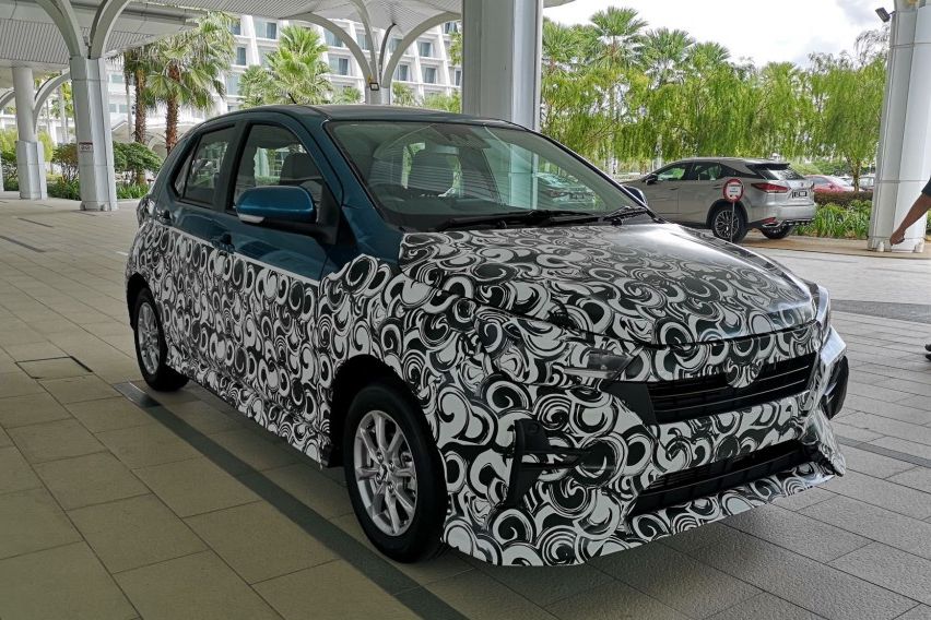 2023 Perodua Axia camouflage