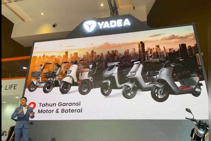 IIMS 2023: Yadea Indomobil Resmi Jualan di RI, Tawarkan Ragam Motor Listrik Mulai Rp21 Juta 