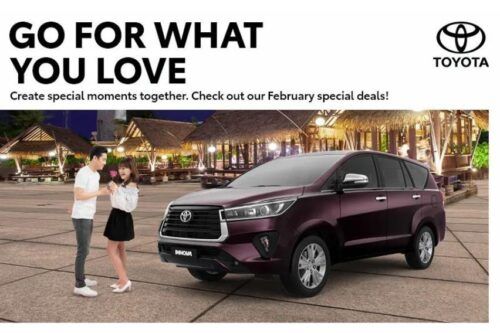 ‘Go for what you love’ this Feb. with special deals from Toyota PH
