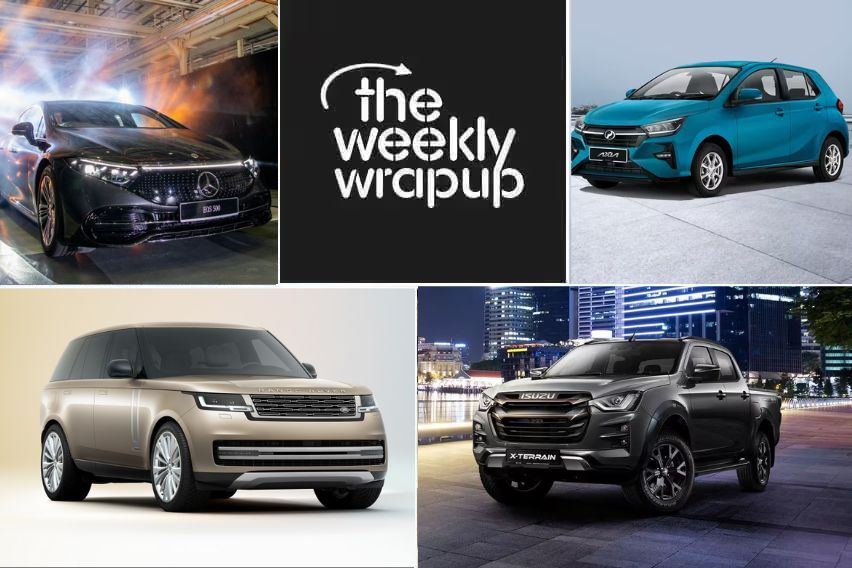 Top auto news of the week - 2023 Perodua Axia, 2023 Isuzu D-Max, New Range Rover launched, Mercedes-Benz EQS CKD revealed, and more