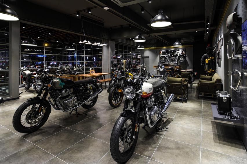 New Royal Enfield store features
