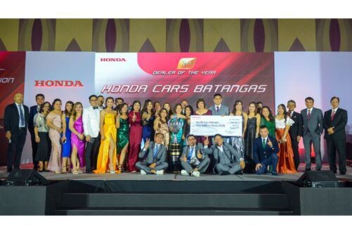 Honda Cars Batangas is HCPI’s Dealer of the Year