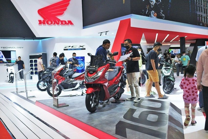 Penjualan motor Honda IIMS 2023