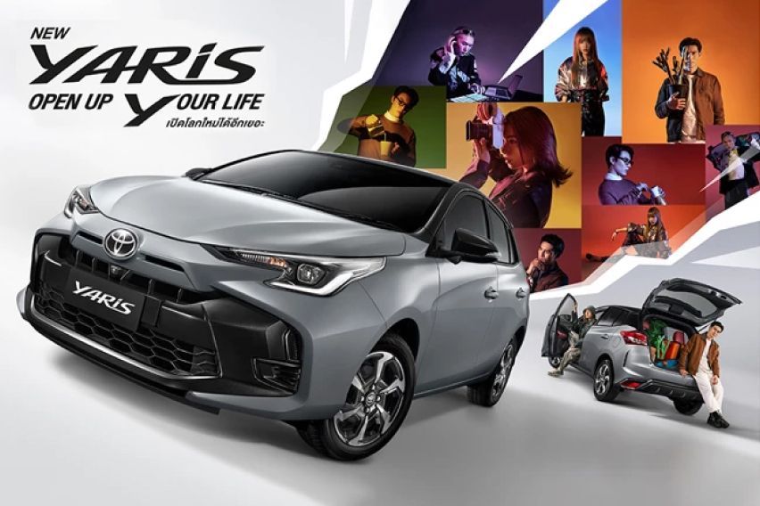 2023 Toyota Yaris facelift arrives in Thailand with sharper looks