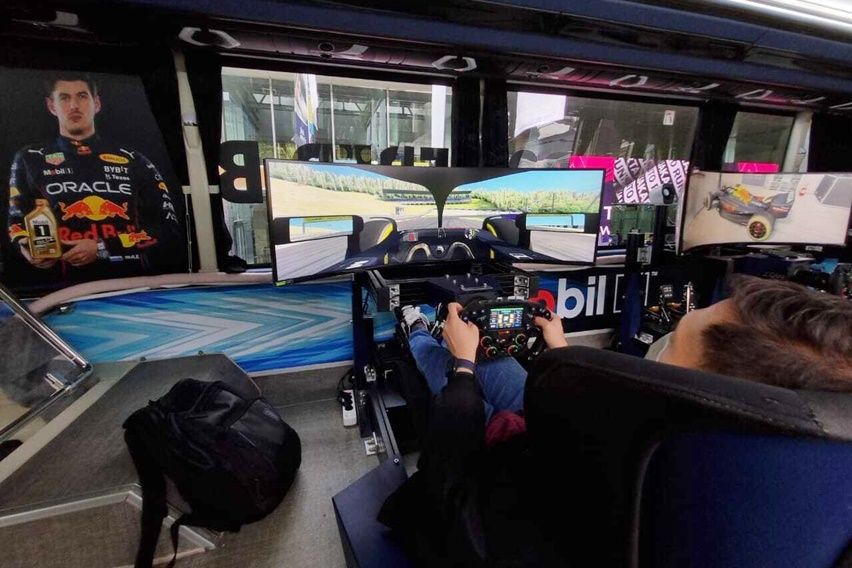 Mobil1 ExxonMobil Lubricants GJAW 2023 racing simulator