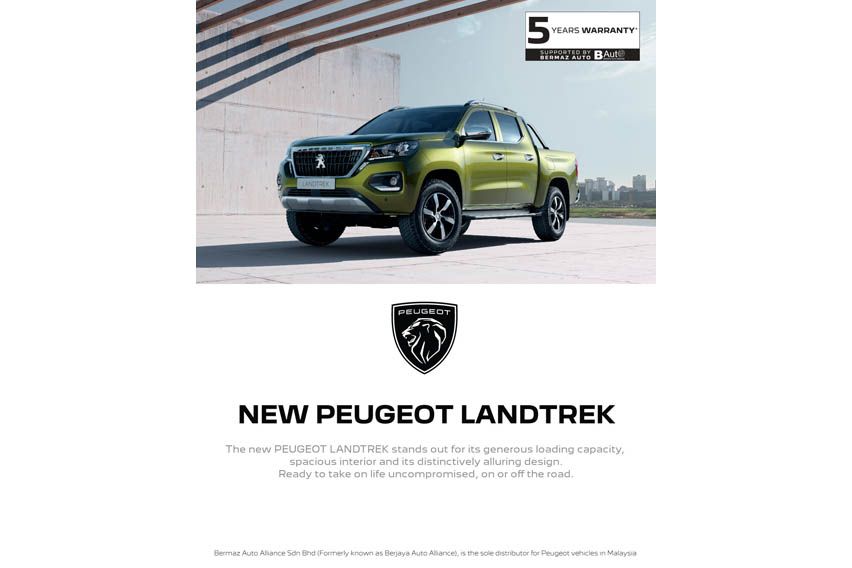 2023 Peugeot Landtrek pickup launch