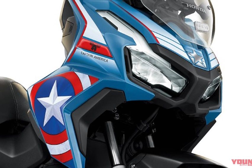 Honda ADV160 Limited Edition Captain America dan Iron Man