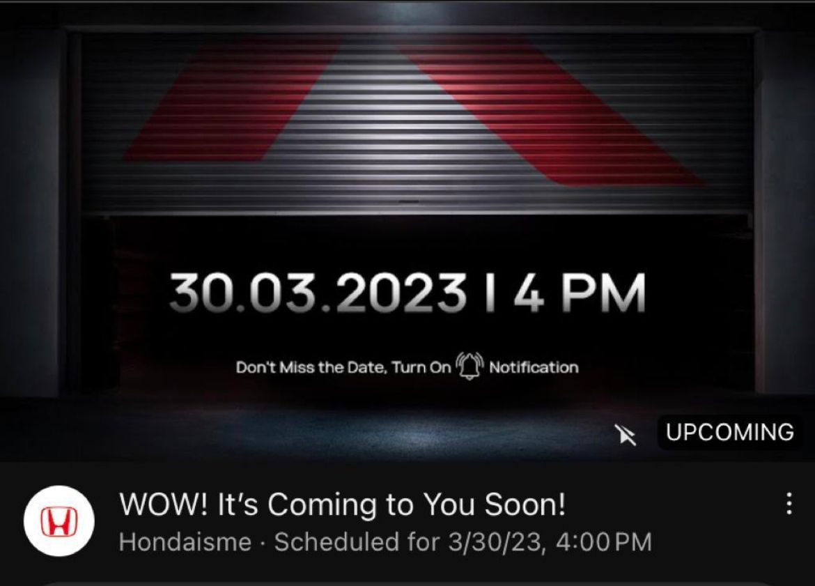 teaser honda civic type r