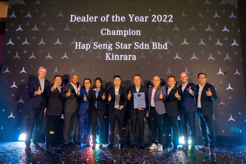 Hap Seng Star Kinrara wins Mercedes-Benz Malaysia Dealer of The Year 2022 award 