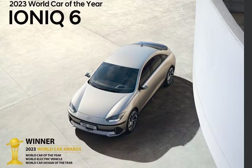 Hyundai Ioniq 6 คว้า 3 รางวัลจากงาน World Car Awards 2023