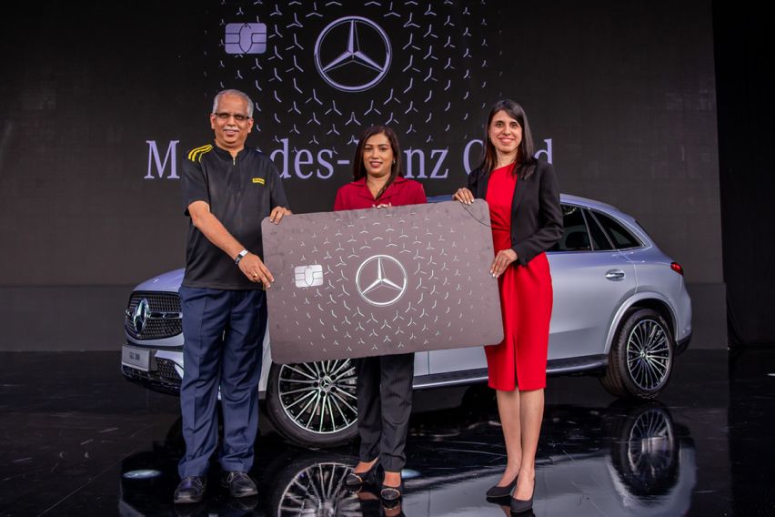 Mercedes-Benz metal credit card in MY