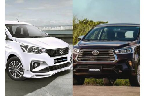 Head to Head: Suzuki Ertiga Hybrid vs. Toyota Innova 