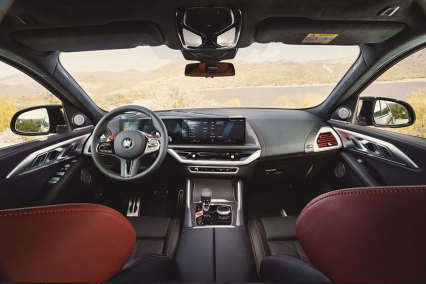 all-new BMW XM Label Red cabin