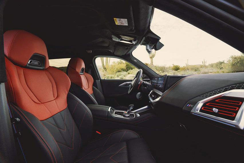 all-new BMW XM Label Red cabin
