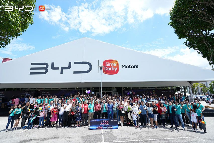 New BYD Atto 3 showroom
