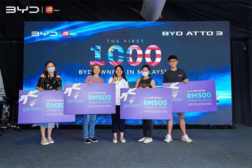 BYD Malaysia has all the reasons to celebrate; with a new showroom & 1k delivery in 100 days 
