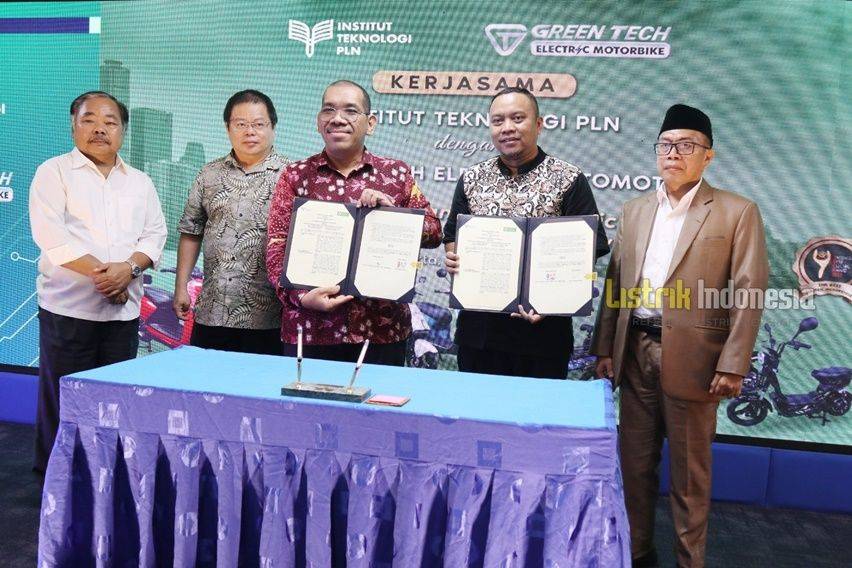 Wujudkan Electric Vehicle Berkualitas, ITPLN Jalin Kemitraan dengan Green Tech